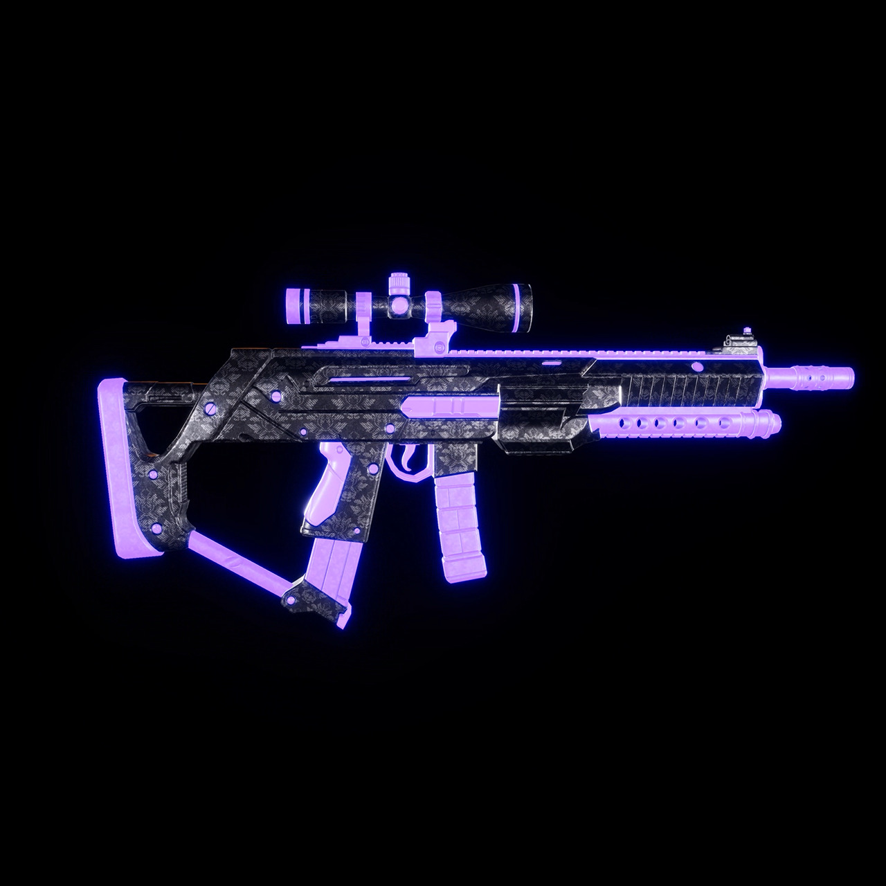 Cybercore-X Assault Rifle - Radioactive