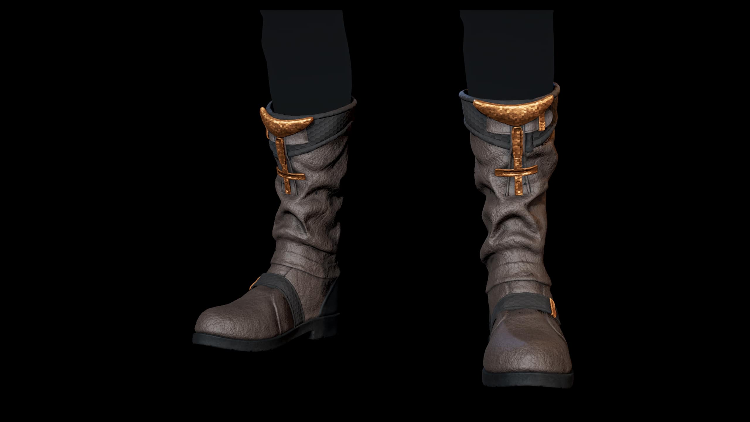 Festive Scout - Leather Boots
