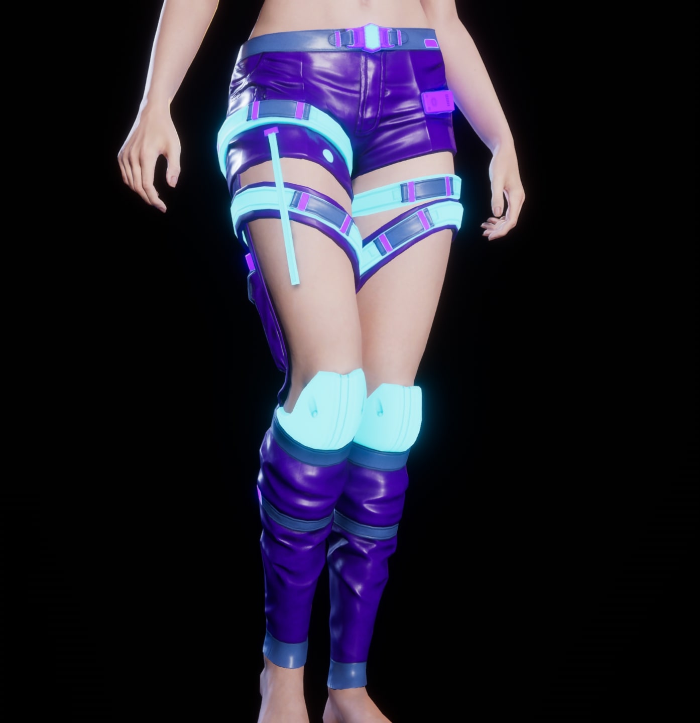 Cyber Ring Cut-Out - Violet Renegade